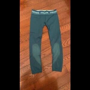 Gymshark Apex Seamless Low Rise Leggings - Teal - Small-